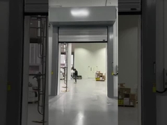 Pintu Panel Linear Pola Alloy Aluminium Cepat Rolling Up dan Penutupan Pintu untuk JTM-D01
