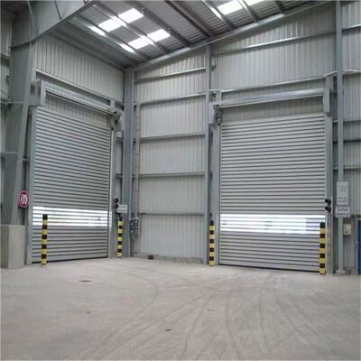 Pintu Roller Shutter Garasi Bergulir Cepat Paduan Aluminium Selesai untuk Gudang Keamanan