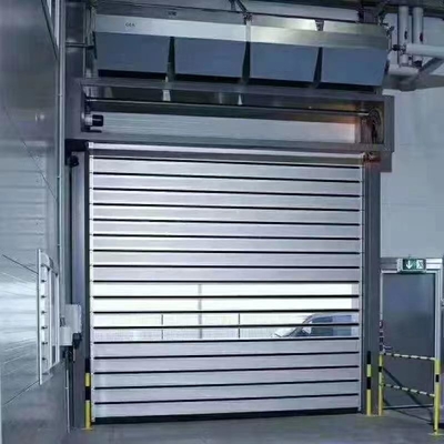 JTM-D03 Aluminium High Speed Roll Up Fast Roller Shutter Spiral Security Door dengan remote control