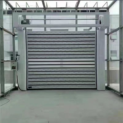 JTM-D03 Aluminium High Speed Roll Up Fast Roller Shutter Spiral Security Door dengan remote control