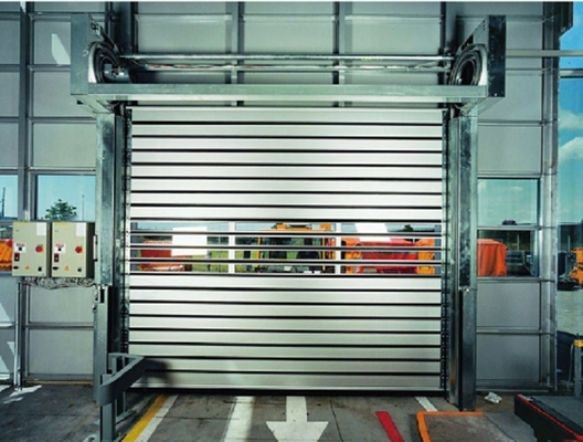 Customized Industrial Alloy Rapid Roll Up dan Shutter Spiral Keamanan Pintu Otomatis