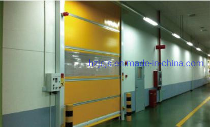 JTM-D01 Aluminium Alloy Pintu Penutupan Cepat Pintu Gudang Keamanan Dengan Remote Control