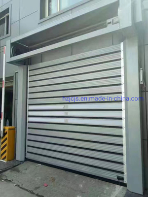 Kecepatan Tinggi Selesai Roll Up dan Shutter Spiral Otomatis Garasi Pintu untuk Industri
