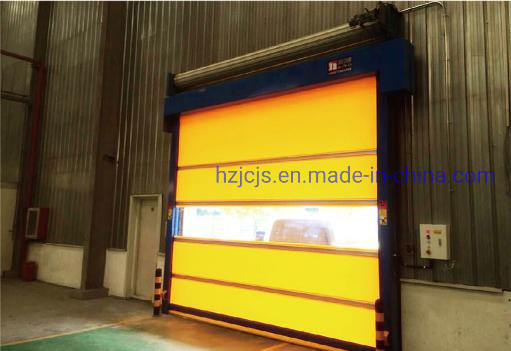 Aluminium Alloy JTM-D03 Fast Roll and Shutter Spiral Warehouse Wind Shield Pintu Otomatis