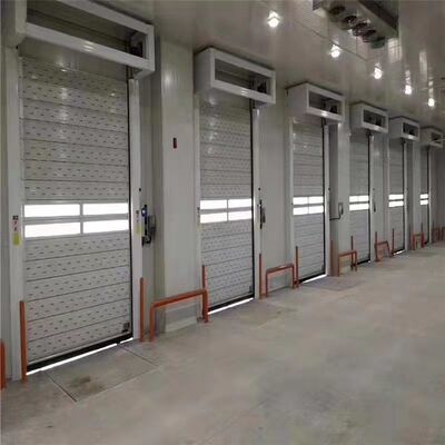 Pintu Roller Shutter Garasi Bergulir Cepat Paduan Aluminium Selesai untuk Gudang Keamanan