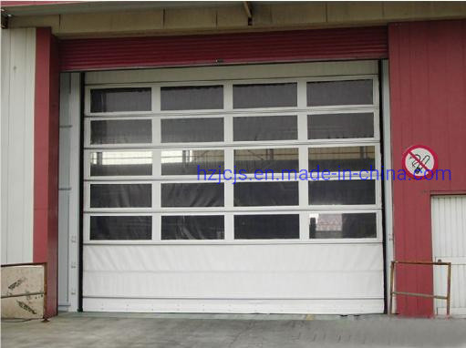 Pintu Garasi Keamanan Spiral Otomatis W8000mm*H8000mm 0,8-1,5 mm -35 sampai 65 derajat Celcius