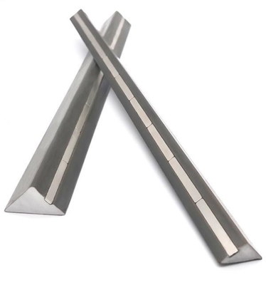 Bagian Baja Bentuk Dingin GB Standar Magnetic Chamfer Strip Triangle Magnet Chamfer