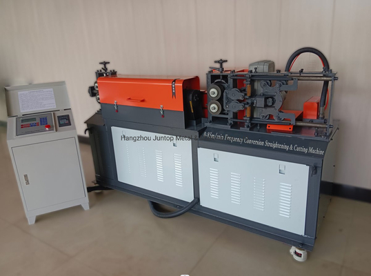 Permintaan yang disesuaikan Mesin Straightening dan Cutting Steel Bar Tegangan Tinggi dengan 380V