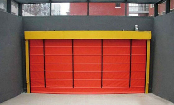 Pintu Rol Atap Aluminium Paduan Kecepatan Tinggi dengan Tahan Api dan Perlindungan IP55 untuk Keamanan Industri