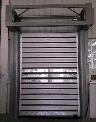 Pintu Gulung Otomatis Kecepatan Tinggi yang Disesuaikan dengan Fitur Keamanan Tahan Api