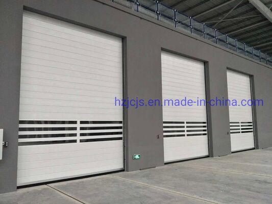 Pintu Rana Bergulir Berkecepatan Tinggi Paduan Aluminium dengan Tahan Api dan Model Khusus untuk Pusat Logistik